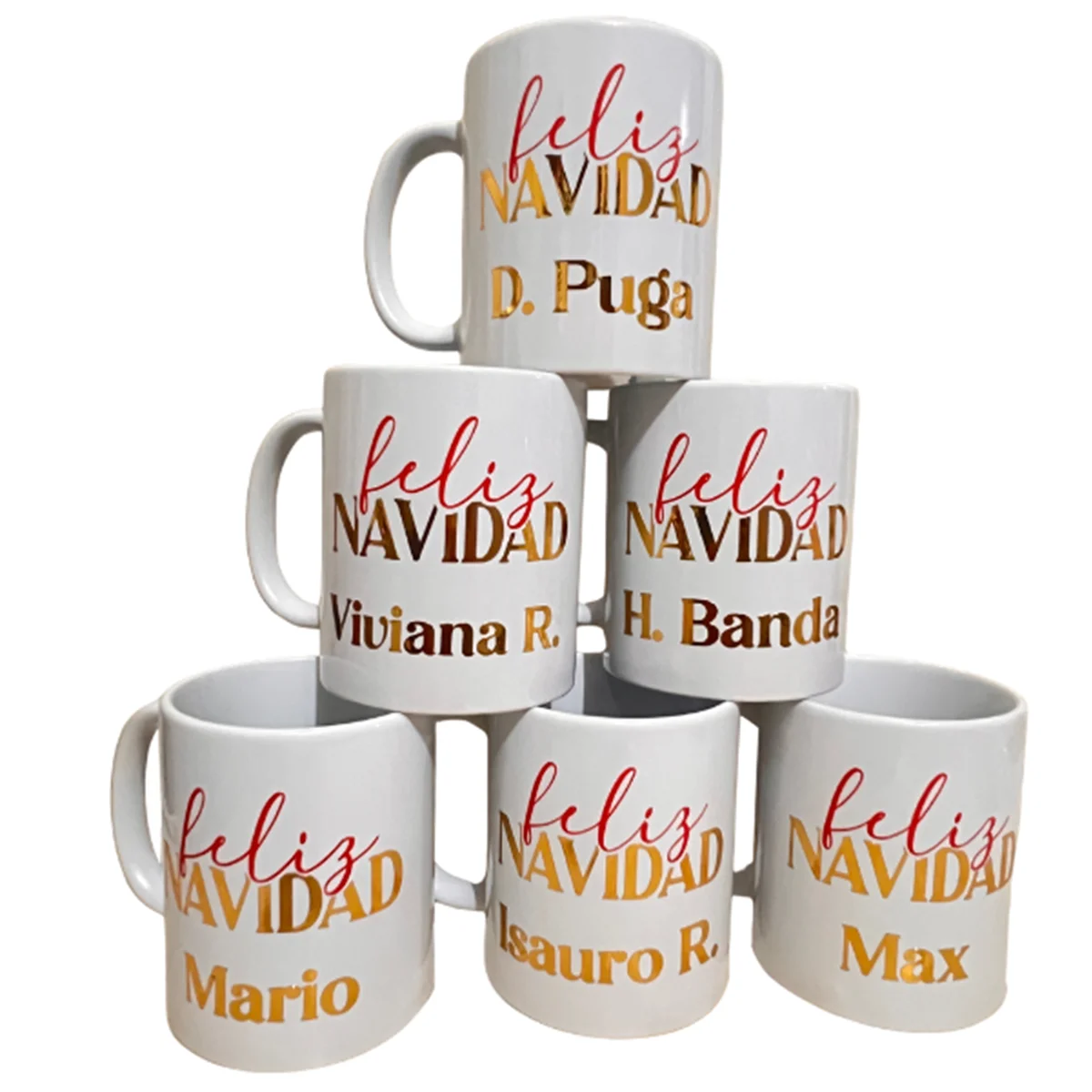 Taza con vinil personalizada